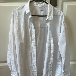Garage white button up shirt